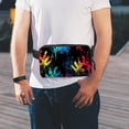 thumbnail image 7 of Paw prints Lightweight Adjustable Extension Strap Unisex Sling Bag Crossbody Bag Fanny Pack, 7 of 7