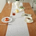 thumbnail image 2 of Lace White Table Runner Vintage Hollow Long Table Runners Doilies Dresser Scarf Placemat for Tea Party Dining Table Centerpiece Decor Wedding Party Decorations, 2 of 2
