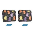 thumbnail image 7 of FORMRS 13"-13.3" Laptop Sleeve Protective Case Soft Carrying Quilted Computer Bag Cover, Yellow Halloween Ghosts, 7 of 7