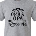 thumbnail image 4 of Inktastic My Oma Opa Love Me Grandkids Youth T-Shirt, 4 of 5