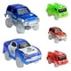 thumbnail image 2 of FELTECHELECTR Pista de carreras de coches iluminada, juguete, accesorios compatibles con la mayoría de las pistas (azul claro), 2 of 4