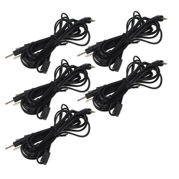 Cables conductores TENS, 5 piezas para cables conductores de electrodos TENS Cables conductores de electrodos de repuesto Ultra sensibles