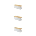 thumbnail image 1 of Inteprter Materiales de la caja del organizador del zócalo a prueba de polvo del ABS ahorro de espacio simple y estéticamente agradable blanco Type1 NO1, 1 of 6