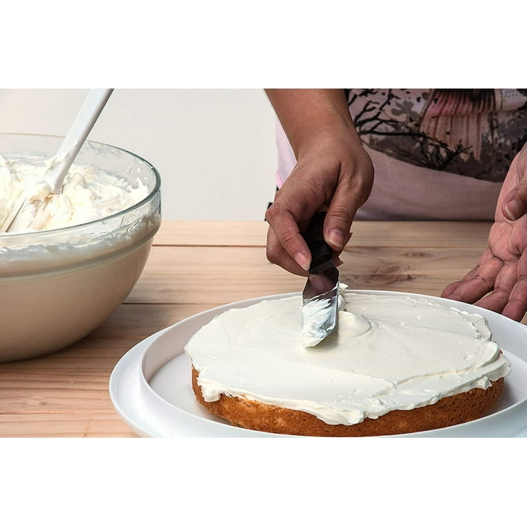 5 Pieces Cake Cream Spatulas Set, Cake Decorating Knifes, Oniapro Angled  Icing Spatula Set, Frosting…See more 5 Pieces Cake Cream Spatulas Set, Cake