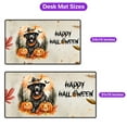 thumbnail image 5 of Happy Halloween Newfoundland Witches Hat Pumpkin Carving Desk Mat Full Keyboard Mouse Pad Newfie Dog Lover Gifts Large Mousepad - 02019, 5 of 5