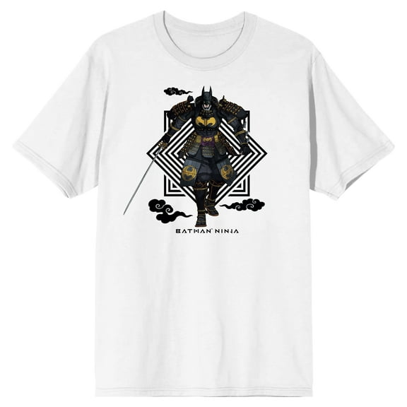 Batman Ninja Men's White Graphic Tee-XL