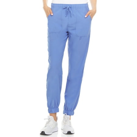

Hey Collection Scrubs Mid-Rise 4-Way Stretch Medical Scrub Joggers Pants with Four Pockets