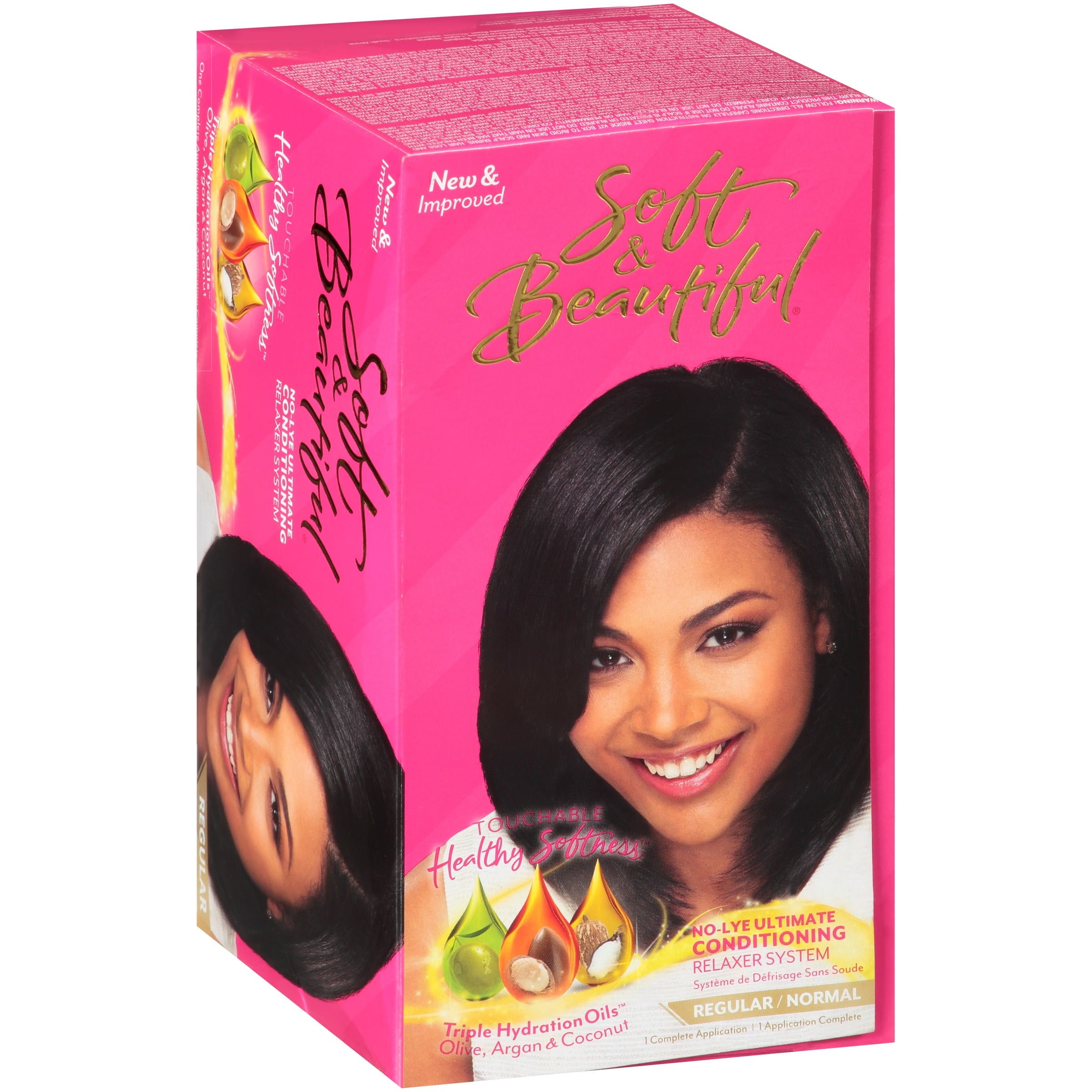 Soft & Beautiful Regular No-Lye Ultimate Conditioning Relaxer System Kit