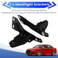 thumbnail image 4 of 1 Pair Left & Right Car Front Bumper Headlight Bracket Mount for, 4 of 5