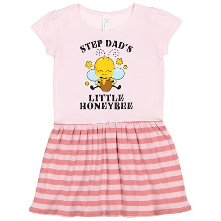 

Inktastic Cute Bee Step Dad s Little Honeybee with Stars Gift Toddler Girl Dress