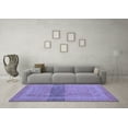 thumbnail image 3 of Ahgly Company Indoor Rectangle Abstract Blue Modern Area Rugs, 8' x 12', 3 of 4