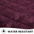 thumbnail image 4 of Reversible Quilted Sofa Cover, Water Resistant Slipcover Furniture Protector, Washable Couch Cover with Anti-Slip Foam and Elastic Straps for Kids, Dogs, Pets (Chair, Wine/Beige), 4 of 7