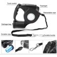 thumbnail image 4 of ATTOE Rétractable, ATTOE pour Petit Animal de Compagnie ATTOE Plomb Inclus Sac à Ordures, Lampe de Poche LED Extensible Solide Ruban de Polyester avec Poignée Antidérapante,, 4 of 5