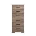 thumbnail image 6 of Prepac Rustic Ridge Farmhouse Dresser, Brown Dresser for Bedroom, Chest of Drawers with 6 Drawers 18.5"D x 23.75"W x 51.5"H, DDBH-1606-1, 6 of 12