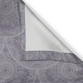 thumbnail image 4 of Ambesonne Mandala Window Valance, Oriental Themed Round Motif, 54" X 18", Pale Grey and Mauve, 4 of 5