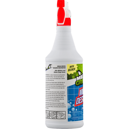 (3 Pack) Mean Green Mildew Destroyer with Bleach, 32.0 FL OZ