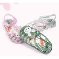 thumbnail image 4 of JIAYUE Toddler Boys Girls Jelly Sandals Lightweight Kids Soft Sole Closed Toe Hook And Loop Beach Shose Cute Rabbit Detail Summer Breathable Footwear For Outdoor Play, 4 of 6
