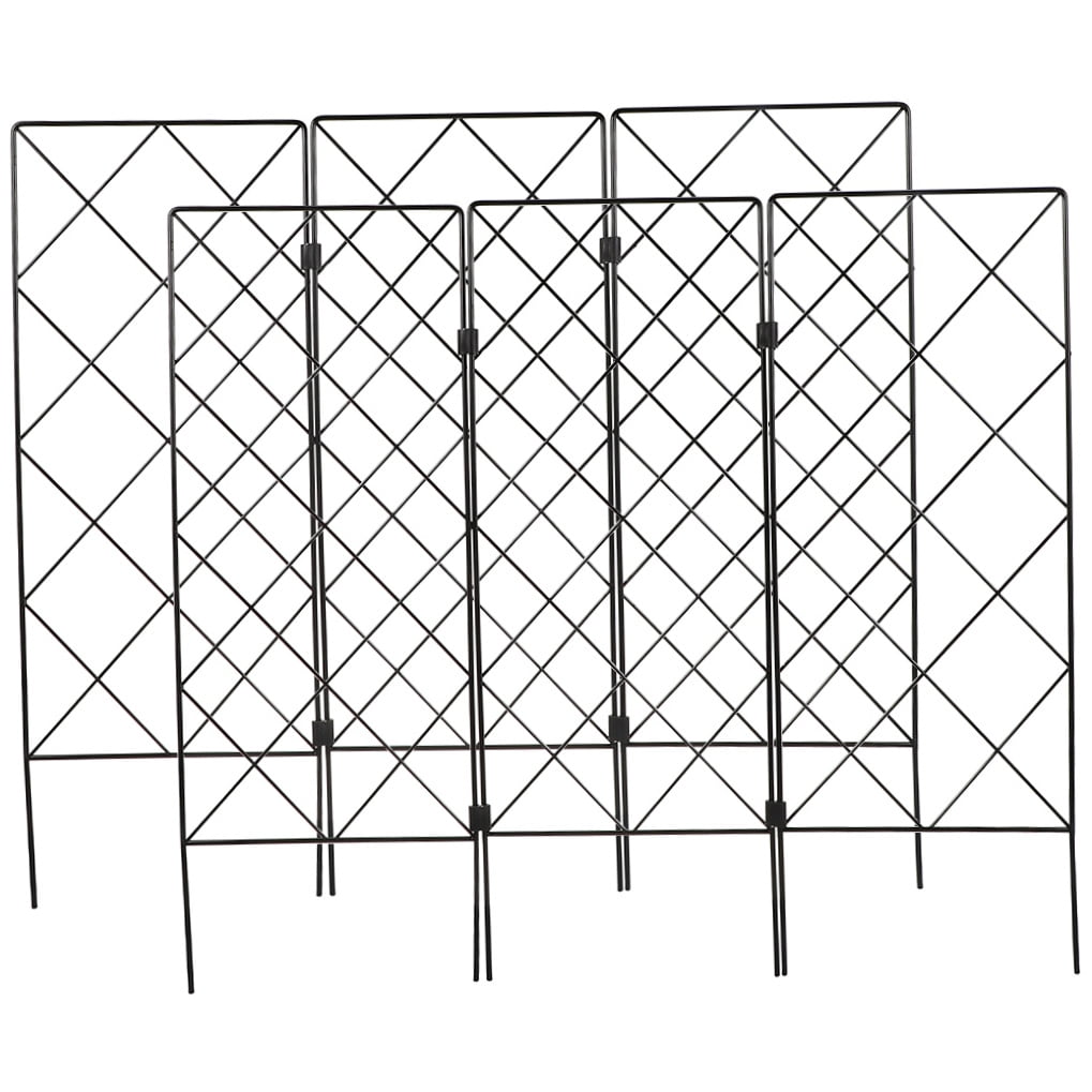 Milisten 2-Pack Black Vegetable Trellis Tomato Cages for Garden Patio Support and Plant Growth