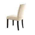 thumbnail image 2 of ACME Nolan Chaise Latérale (Ensemble-2) - 72852 - Lin et Chêne Foncé de Récupération, 2 of 3