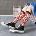 thumbnail image 3 of Lsque Hand Drawn Tomatoes Printed Crew Socks Men's Women's LightWeight Thin Casual Calf Socks ,Knee High Socks,Cotton Socks, 3 of 9
