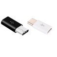 thumbnail image 4 of Matsuzay 10 piezas Universal tipo C a Micro USB adaptador compatible con sincronización de datos convertidor de carga USB-C Teléfono y Comunicación negro 5 piezas, 4 of 6