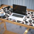 thumbnail image 3 of Long Mouse Pads for Desk,White Cow Black Spot Pattern Desk Mats on Top Of Desks, Desk Mouse Pad Extra Large with 3mm Non-Slip Base and Stitched Edge for Gaming,Office,Work,Home 35.4"x15.7", 3 of 6