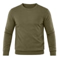 thumbnail image 4 of Fanshiluo Men's Crew Neck Long Sleeve Shirt, Soft Knit Casual Pullover Tops,L,Big and Tall Men, 4 of 4