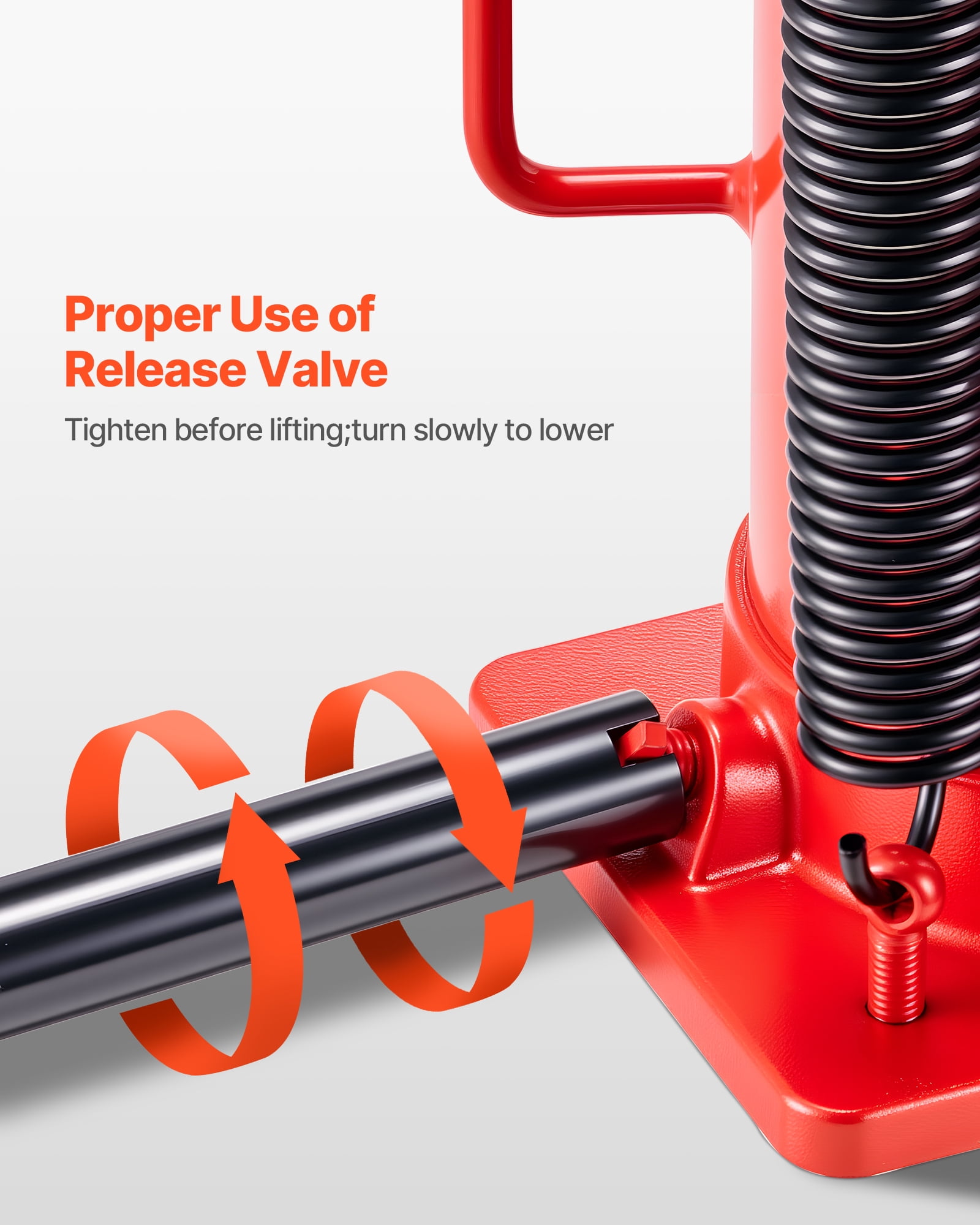 VEVOR Air Hydraulic Bottle Jack, 20 Ton (44092 lbs) Capacity, 10.2-19.5 Inch Lifting Range, Pneumatic/Manual Heavy Duty Welded Bottle Jack with Pump