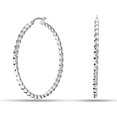 thumbnail image 4 of Charmsy LAGRE Round Twisted Click-Top Light-Weight Hoop Earrings for Women 55MM, 4 of 6