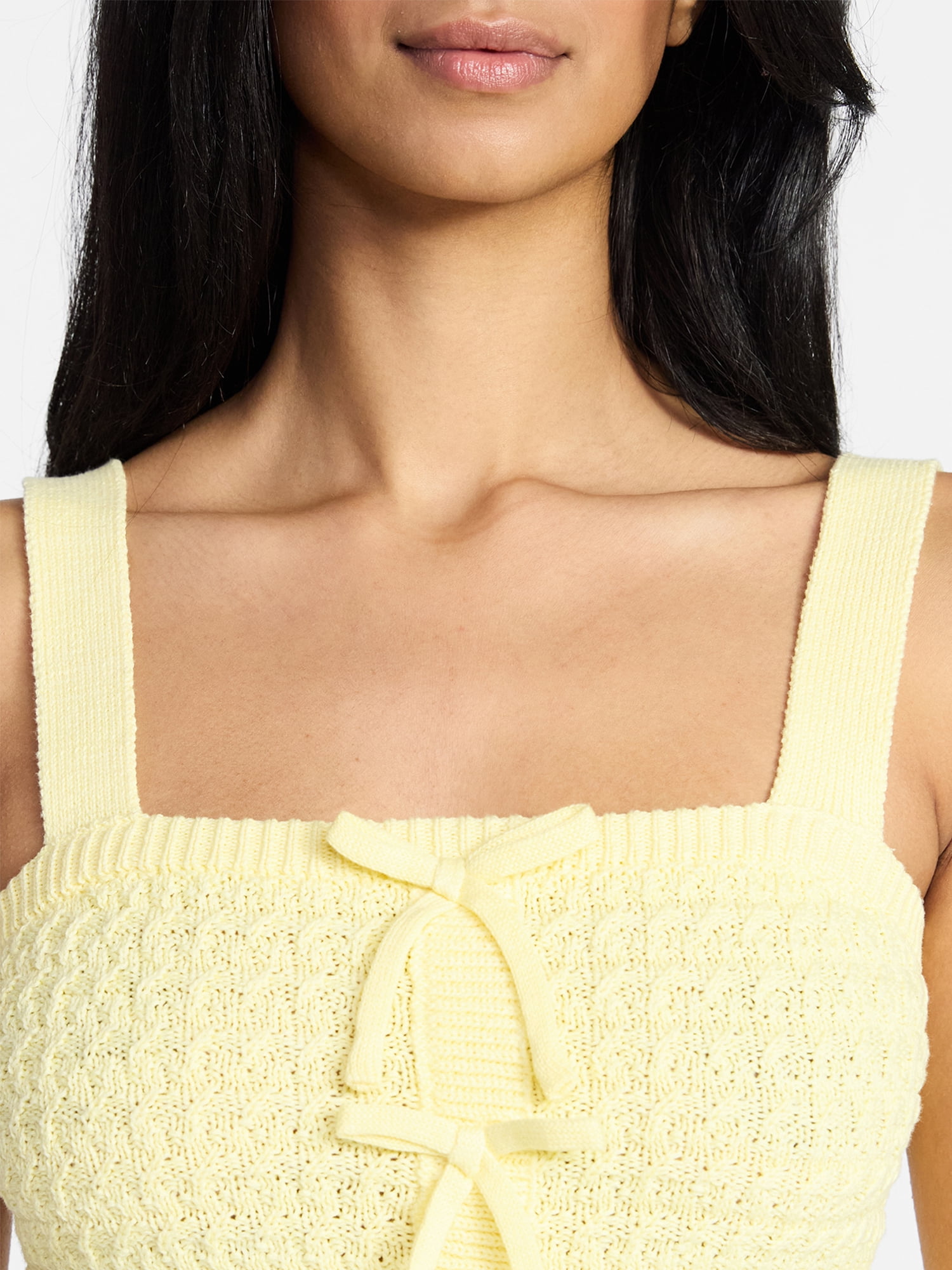 Madden NYC Women's Crochet Tank Top and Skirt Set, 2-Piece, Sizes XXS-XXL