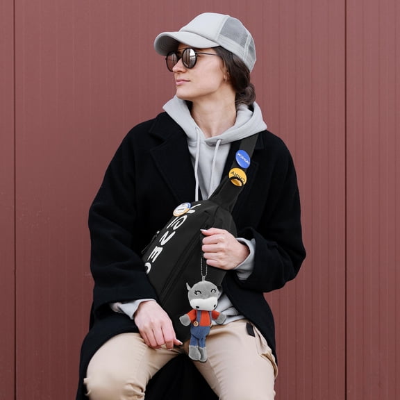 HOMEMAXS Crossbody Sling Bag Men Shoulder backpack Fashionable Crossbody Chest Pack Outdoor Fanny Pack Bag For Travel Hiking Daily Use