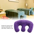 thumbnail image 3 of Almohada Suave Desmontable para Pecho, Almohada de Apoyo de Pecho Conveniente Salón de Masaje SPA, Almohada de Masaje para Salón de Belleza - Púrpura Sunnimix Almohada de pecho, 3 of 8