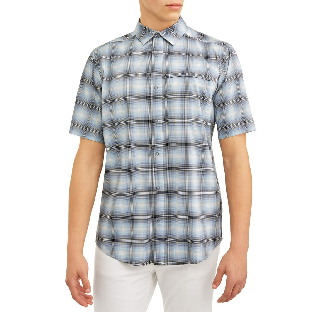 Swiss Tech - Swiss Tech Men’s Short Sleeve Outdoor Shirt - Walmart.com ...