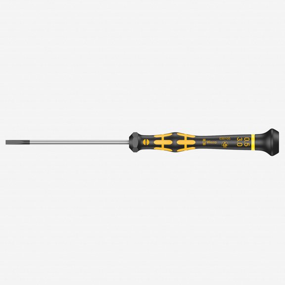Wera 030105 3 x 80mm ESD Safe Slotted Precision Screwdriver