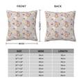 thumbnail image 2 of Yiaed Butterfly Flower Print Pillow Covers Super Soft Decorative Square Throw Pillow Covers Case Cushion Covers for Sofa Couch Bedroom Car Decor（No pillow core）-22"x22", 2 of 7