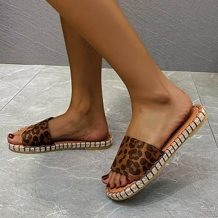

Summer Ladies Breathable Cloth Slippers Sandals Casual Flat Women s Shoes