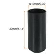 thumbnail image 2 of Uxcell Heat Shrink End Cap 10mm 2:1 Ratio Waterproof Electrical Wire Wrap Sealed Heat Shrink Tubing Caps, Pack of 25, 2 of 5