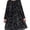 Black Sequin, variant on Sunny Fashion Girls Dress Emerald Sparkle Sequin Long Sleeve Christmas Holiday New Year Celebration 5 Years