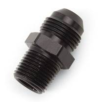Russell Performance -6 AN to 3/8in NPT Straight Flare to Pipe (Black)