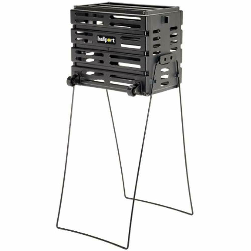 Ballport Deluxe Tennis Hopper With Wheels Holds 80 Balls Hoppers
