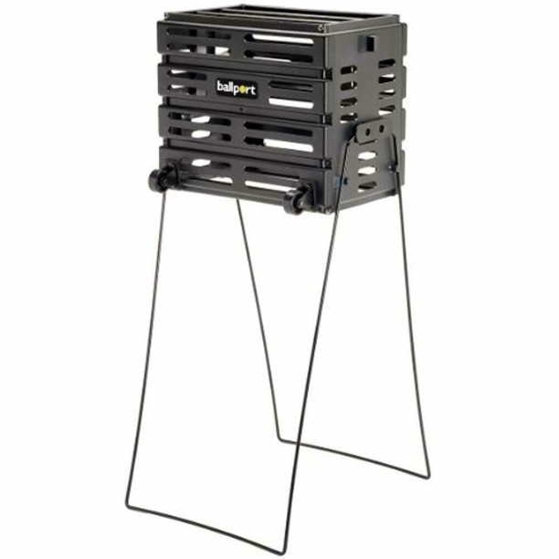 Ballport Deluxe Tennis Hopper With Wheels Holds 80 Balls Hoppers