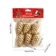 thumbnail image 4 of Cameland Golden Plastic Christmas Tree Decorations For Scene Setup, 4 of 7