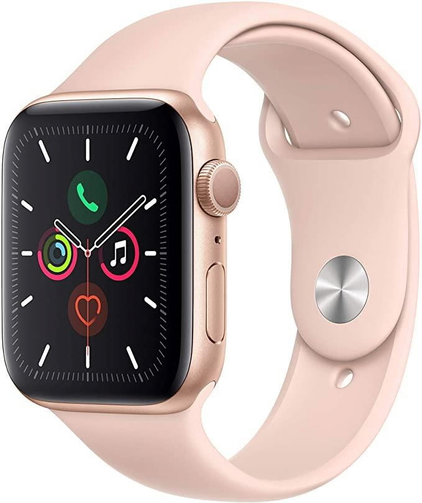 Apple Watch SE (1st Gen) GPS, Gold Aluminum 44mm with Starlight Sport Band, Regular, Swimproof Design - Walmart.com Apple Watch SE (1st Gen) GPS, Gold Aluminum 44mm with Starlight Sport Band, Regular, Swimproof Design - Walmart.com