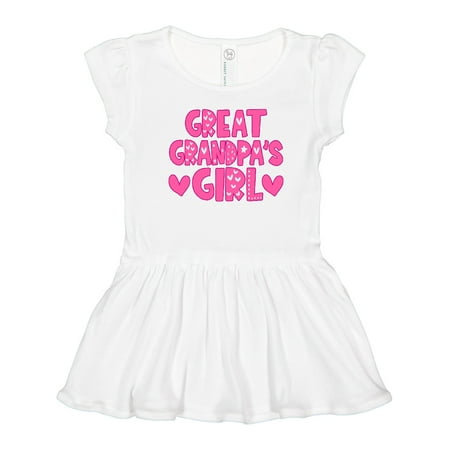 

Inktastic Great Grandpa s Girl Granddaughter Gift Girls Toddler Dress