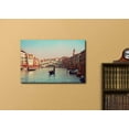 thumbnail image 2 of Wall26 Canvas Prints Wall Art - Rialto Bridge and Gondolas in Venice. | Modern Wall Decor/ Home Decoration Stretched Gallery Canvas Wrap Giclee Print. Ready to Hang (32" x 48"), 2 of 3