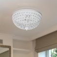 thumbnail image 5 of Elegant Designs 2 Light Elipse Crystal Flush Mount Ceiling Light, 5 of 5