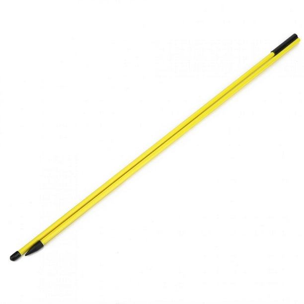 Rdeghly Practice Stick,Epoxy Fiberglass Rod Yellow Two Sections Direction  Indicator Stick Training Assist Foldable Correct Practice Pole,Direction  Stick 