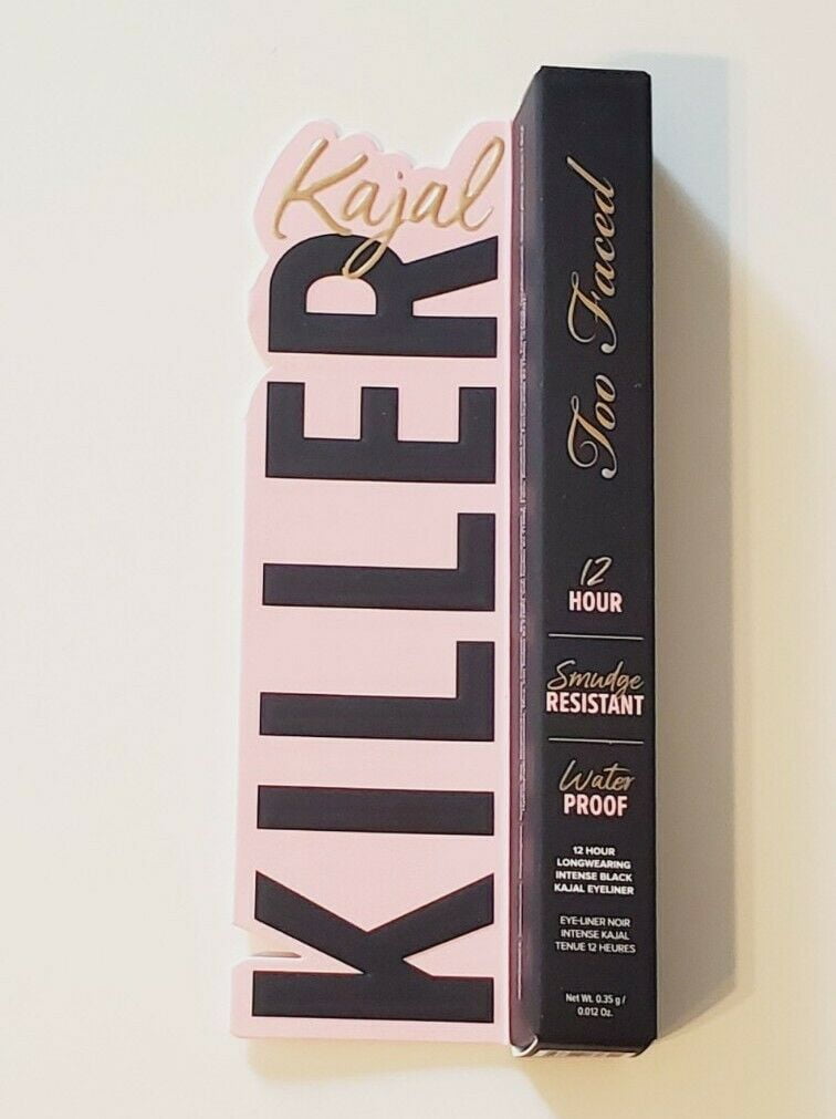 Too Faced Killer Kajal Smudge Resistant Waterproof Eyeliner .012oz Intense Black