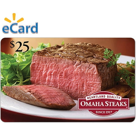 Omaha Steaks $25 Gift Card (email Delivery) (Best Steak Delivery Company)