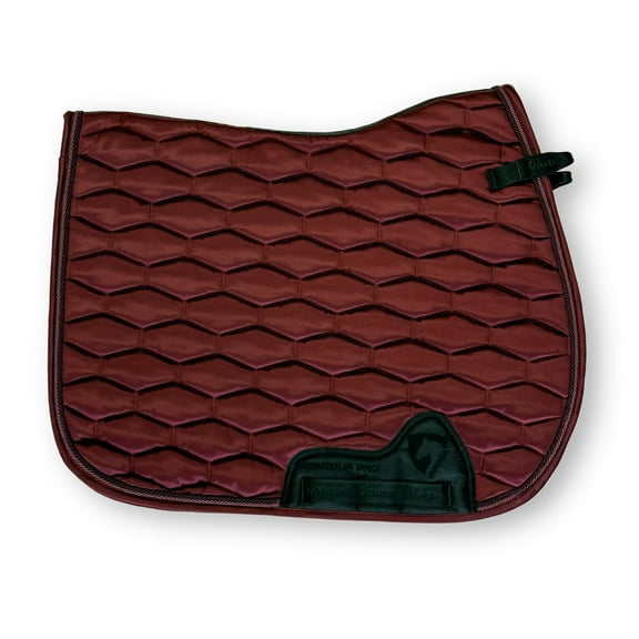 Shires ARMA Satin All-Purpose Saddle Pad Burgundy
